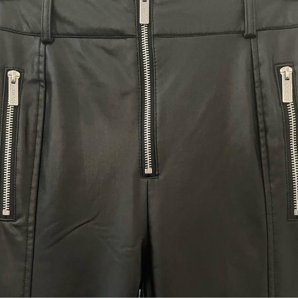 Jairo Zip Faux-Leather Leggings Sz. Large - Picture 6 of 14